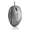 NGS MOTH GRAY - Mouse Ottico con Cavo USB per Computer con 5 Pulsanti Silenziosi e Scorrimento, Mouse Ergonomico, 800/1200/1600 DPI Dimmerabile, Grigio