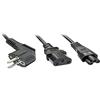 Lindy Cavo di Alimentazione a Y Schuko a IEC C13 & C5, 2m
