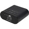 Majestic Radiosveglia (Rs-116dab) Radio Dab+FM,Usb Con 2 Allarmi Nero