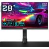 Gigabyte M28U 28 Monitor da Gioco 4K UHD Arm Edition - 3840 x 2160, 144Hz, 1ms, 250 cd/m², FreeSync Premium Pro, Display HDR400, HDMI 2.1, Displayport 1.4