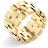 Calvin Klein Anello da Donna Collezione GEOMETRIC in Oro Giallo - 35000325D