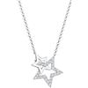 Elli Collier da Donna Argento Inossidabile 925, Misura 45