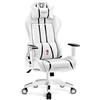 DIABLO Sedia Gaming Ergonomica X-One 2.0 | Poltrona Gaming con Braccioli Regolabili, Supporto Lombare, Funzione di Inclinazione | Sedia Gamer 160 kg, Gaming Chair, Sedia Ufficio | King (XL) | Bianco