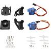 iFutniew 1Set Dual Axle Servo Gimbal Anti-Vibration Camera Platform Mount PTZ Pan/Tilt con 2PCS 9G Servo Ricambi Accessori con 2PCS 9G Servo Servo per FPV Drone Assembly
