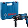 Bosch Professional Martello perforatore GBH 2-21 D Bosch Professional (con SDS plus, incl. impugnatura supplementare, panno, asta di profondità, in valigetta)