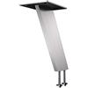 EBB 20.038.15 Korfu-Console da Bar inclinata 60°, 60 x 10 mm, in Acciaio Inox Spazzolato, Altezza: 170 mm, 1 Pezzo