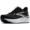 BROOKS Glycerin GTS 22, Sneaker Donna, Nero/Grigio/Bianco, 39 EU