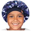 Hat Hut Cuffia per Dormire in Seta per Bambini, Berretto di Seta Cuffia Raso Capelli Notte per Capelli Ricci Fascia Larga, Regolabile, Doppio Strato, 1-8 anni (Unicorno 1, Taglia unica)