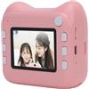 Generic Fotocamera a Stampa Istantanea, Fotocamera Digitale con Zoom Digitale per Studenti (PINK)