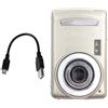 Haofy Mini Videocamera Digitale HD con Zoom 16x per Esterni, Foto da 16 MP, Video 720P, Luce di Riempimento, per Viaggiatori, Materiale (GOLD)
