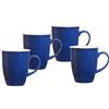 Ritzenhoff & Breker Set di 4 tazze da caffè doppio blu, in porcellana