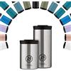 24Bottles Attributo del prodotto in tazza isolata Coffee to go 'Travel Tumbler Glow' in acciaio inox 600 ml, colore: Skyglow