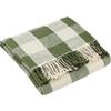 Yard Coperta Chesil Check con nappe in 100% cotone - Muschio - 130x170 cm