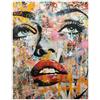 Artery8 Vintage Pop Art Portrait Street Art Graffiti Living Room Large Wall Art Poster Print Thick Paper 18X24 Inch
