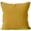 Soleil d'ocre Coperchio di Cuscino 60x60 cm Alix Giallo, Poliestere