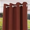 Soleil d'Ocre Eclipse Tenda con occhielli al 100% oscurante, da 135 x 250 cm, di colore rosso mattone