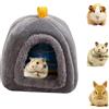 Wuzdy Casa Invernale Per Piccoli Animali, Letto Per Criceti, Letto Porcellino d'India, Nido Di Gabbia Per Cincillà, Per Criceti, Scoiattolo, Porcellini d'India, Cincillà, D'India (Grigio)