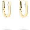 Liebeskind Berlin LJ-1642-E-25 - Orecchini a cerchio in acciaio INOX, colore: Oro, 2,5 cm, Acciaio inossidabile, Nessuna pietra preziosa
