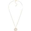 Fossil Collana da donna in argento sterling con chiusura a moschettone, Rosa spazzolato
