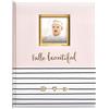 Pearhead Hello Beautiful Baby - Quaderno dei ricordi per nascita, regalo per neomamma, ricordo premuroso per battesimo o battesimo, rosa