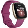 FunBand Cinturino Compatibile per Fitbit Versa 3 / Fitbit Versa 4 / Fitbit Sense/Fitbit Sense 2, Cinturino Sostitutivo in Silicone Sportivo Morbido Cinturino Cinturino per Fitbit Versa 3 / Versa 4