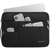 Omnpak Custodia per Nuovo 13 Pollici MacBook Air M4/M3/M2/M1,Borsa per Laptop Impermeabile con Protezione Imbottita, Multi Tasche e Manico per 13 Pollici MacBook Pro M2/M1