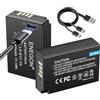 ENEGON LP-E17 Tipo C Puerto de Carga Batería para Carga para Canon EOS R10, R8, RP, R50, R100, 200D, 250D,77D, 750D, 760D, 8000D, M3, M5, M6, Rebel SL2, T6i, T6s, T7i