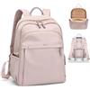GOLF SUPAGS Zaino Porta PC Donna 14 Pollici, Impermeabile Borse del Laptop di Lavoro, Zaino da Viaggio College (Rosa)
