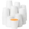 Pafnisoin Bicchieri di Carta Ecologici Biodegradabili 100Pcs - 200ml Bicchierini Caffè Usa e Getta