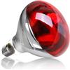 Caldarax Lampada Infrarossi Riscaldante E27 250W, R125 Infrarotstrahler Riscaldante, AC 220-240V, Lampada Spot Infrarossi Riscaldamento, per termoterapia, Rettili Wärmelampe Heizstrahler, 1 Pezzi