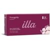 Illa Care illa Proteggislip - Assorbenti Salvaslip con Superficie in Cotone al 100% - Proteggi Slip Anatomici - Per i Giorni del Ciclo di Flusso Leggero - Azione Odor Control - 1 Confezione da 20 Pezzi