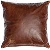 Centaur - Cuscino in vera pelle al 100% - Nocciola 40 x 40 cm Cuscino in pelle per divano o camera da letto Decorativo Facile da pulire - Fatto a mano in Germania