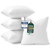 Utopia Bedding Set di 4 Cuscini, 43 x 43 cm Imbottitura per Cuscini, Cuscini Divano, Cuscino Interno (Bianco)