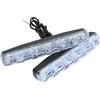 HEHEMM 2 pezzi Luci Auto Diurne DRL 6 LED Sequenziali, Luce di Svolta Bianca/Gialla, Luce di Giorno