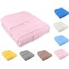 Tata Home Accappatoio con Cappuccio Unisex Adulto Uomo o Donna in Spugna di Cotone Taglia XL Colore Rosa