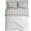 PENSIERI DELICATI Completo Letto Matrimoniale, Flanella 100% Cotone Caldo e Morbido, 2 Piazze 180x200cm, Include Lenzuolo Sotto, Sopra e 2 Federe, Made in Italy, Torino Beige