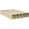 vidaXL Giroletto Rovere Sonoma 120x190 cm in Legno Multistrato