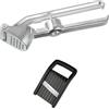 Fackelmann Kit Patatine Fritte Fackelmann, Mini Mandolina Affettaverdure e Tuberi Compatto con Lama in Acciaio Inox, per Chips Super Slim e Spremiaglio 3in1 snocciola ciliegie, olive e rompinoci