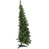 Dmora Albero di Natale Aosta, Mezzo Albero da Parete Artificiale Extra folto, Albero Effetto Reale in PVC, 361 Rami, Altezza cm 180