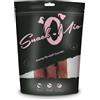 SnackoMio - 3 rotoli croccanti di filetto di cavallo da masticare - Spuntino premium da masticare per cani, 150g