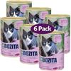 Bozita Paté Gamberetti senza cereali - 6 x 400 g di cibo umido per gatti e gattini. Alimento completo con 9,5% di proteine e 5% di grassi da ingredienti naturali di alta qualità senza cereali - dalla