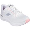 Skechers Arch Fit 2.0 Big League, Scarpe da Ginnastica Donna, Bianco, 39.5 EU
