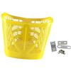 JISADER Cestino per Bici Anteriore, Cestino per Bicicletta, Portapacchi per Grande organizzatore, Cestino portaoggetti per Esterni, Shopping, Picnic, Giallo