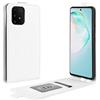 HualuBro Cover Samsung Galaxy S10 Lite, Flip Cover a Libro in PU Pelle Premium Portafoglio Magnetica Leather Case Custodia per Samsung Galaxy S10 Lite / A91 / M80S Cover (Bianco)