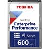 Toshiba AL14SEB060N 600GB 10K 2.5 Pollice SAS 12 Gb/s 10500 RPM 128MB 512n AL14 Enterprise HDD per Dell HP Lenovo Supermicro Server Hard Drive