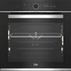 Beko PRONTA CONSEGNA - SPEDIZIONE IMMEDIATA Forno da Incasso Multifunzione Elettrico 60 cm Classe A+ AeroPerfect Pizza Chef Cristallo nero Acciaio inox Beyond bPRO500 Linea Nature Beko BBIM13400XS