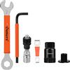 Oumers Bike Bicicletta Ciclo estrattore pedivella, Estrattore per manovella Bici Chiave a brugola Esagonale 16mm 15mm Chiave Inglese Adatta per Rimuovere la pedivella della Bicicletta