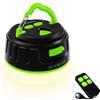 lanktoo Lanterna da campeggio, lanktoo luci per tende ricaricabili con telecomando e power bank 6400mAh