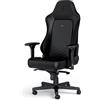 noblechairs Sedia da gioco Noblechairs Hero in Pelle sintetica Nero/Nero