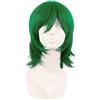 MapofBeauty 14 Pollic/35 cm Corto Cosplay Costume Anime Parrucche Wolf Tail Sintetico Capelli Party Parrucche (Erba Verde)